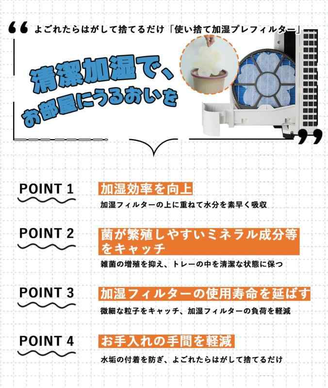 FZ-PF10MF 使い捨て加湿プレフィルター...の紹介画像3