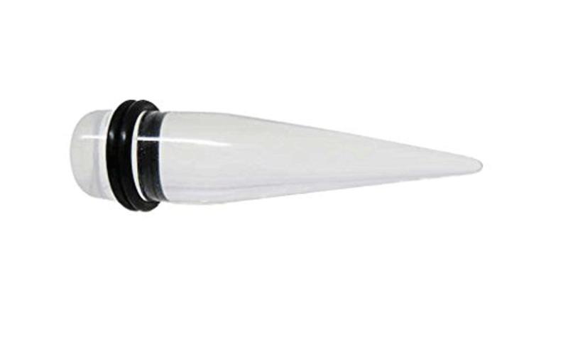 Rakuten - [PIAcollection] ボディピアス 透明ピアス 透明 クリア 14mm ボディピアス アクリル 拡張器 エキスパンダー expac14mcl