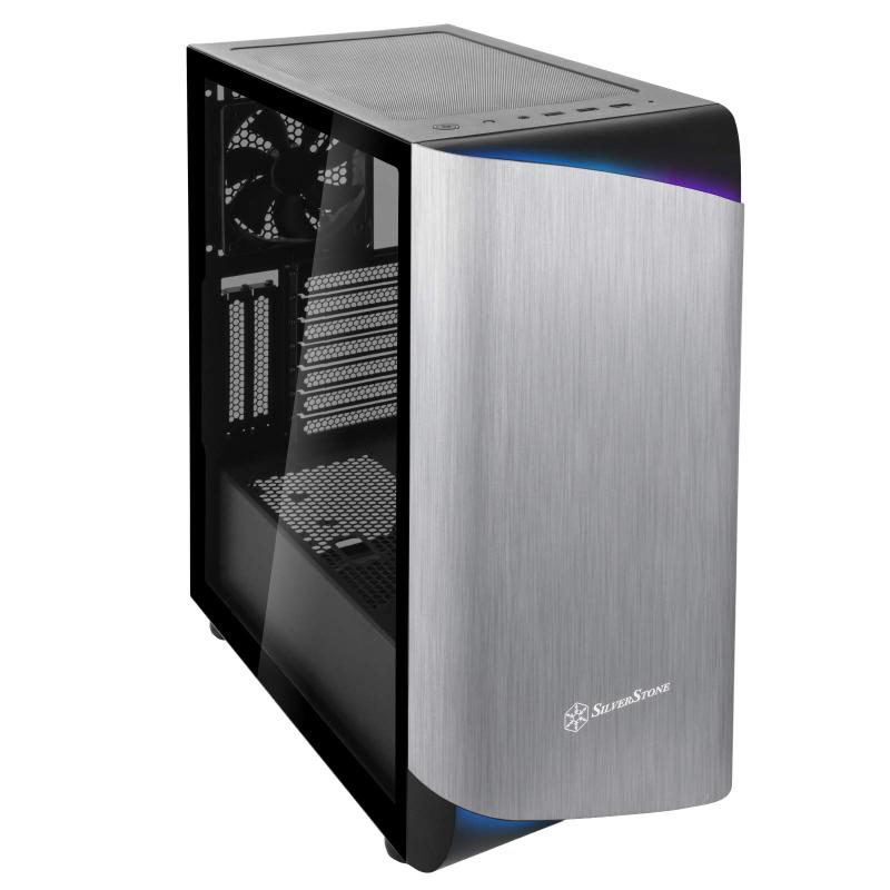 Rakuten - Silver Stone SilverStone USB Type-C 対応 SETA A1シリーズ アルミ削り出しベゼル仕様 ミドルタワーケース