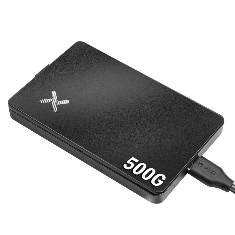 【整備済み品】ポータブルハードディスク 2.5インチ USB3.0 ハードディスク ポータブルHDD 超薄型PC/Mac対応 500GB