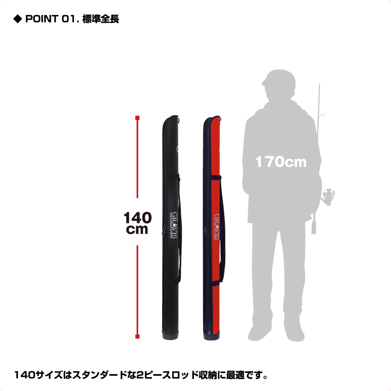 【送料無料】プロックス(PROX) グラヴィススーパースリムロッドケース