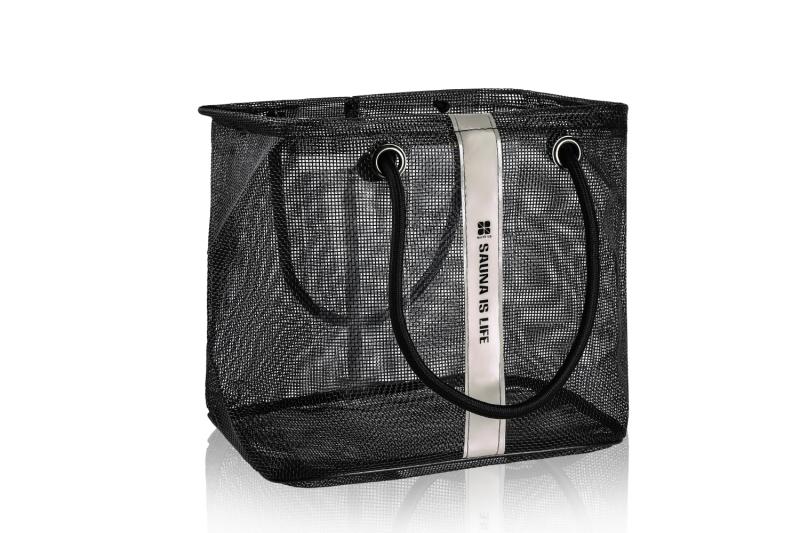 【サウナスパプロフェッショナル監修】メッシュバッグ サウナバッグ スパバッグ 温泉バッグ プールバッグ ジムバッグ 大容量 サウナ ビーチ ジム 銭湯 バッグ