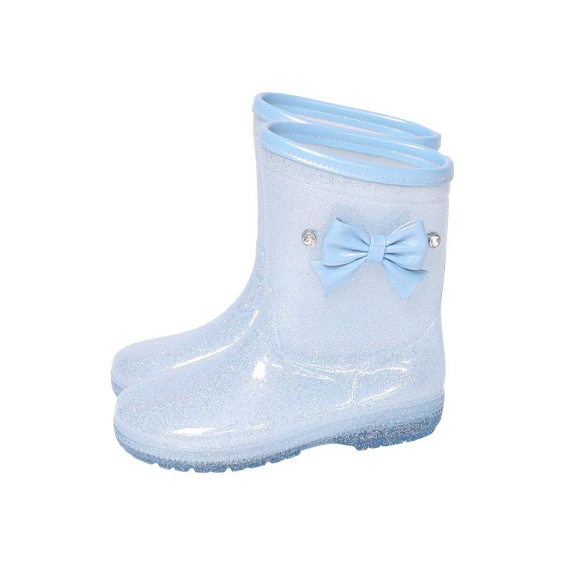 [アリサナ] レインブーツ リボン キッズ 女の子