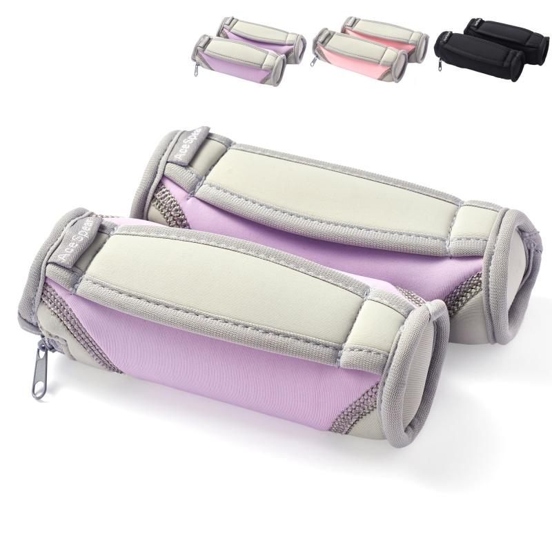 AceSpear ハンドウェイト 女性・男性用 0.5kg 1kg 1.5kg 2kg ソフトダンベル 2個セット、エアロビクス、ジョギング、ランニング用取り外し可能なウォーキングウェイト