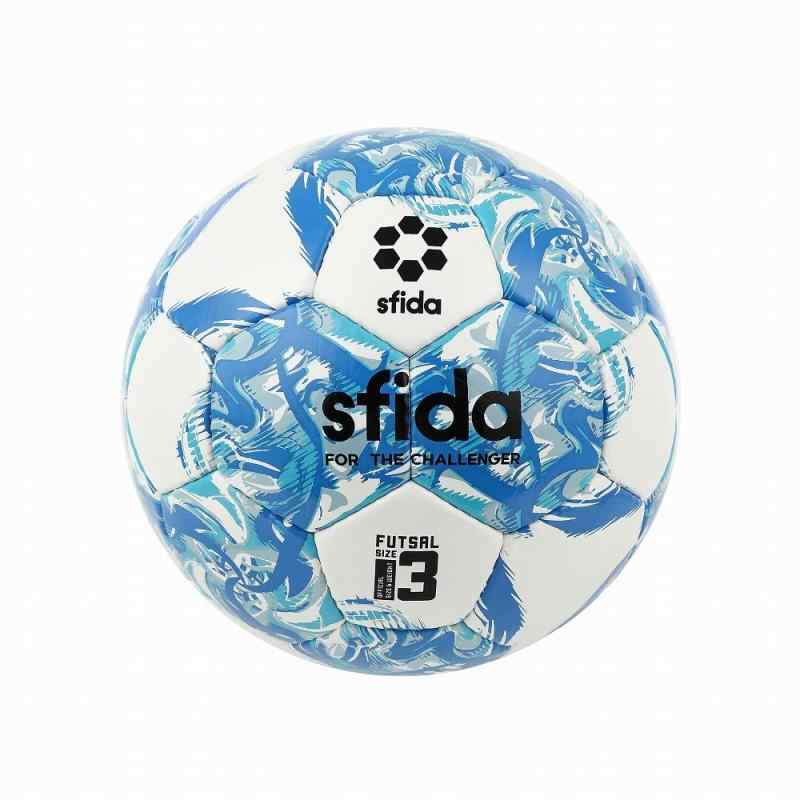 フットサルボール INFINITO RIMBA JR 3号球 ブルー/イエロー/ターコイズ JFA検定球 手縫い