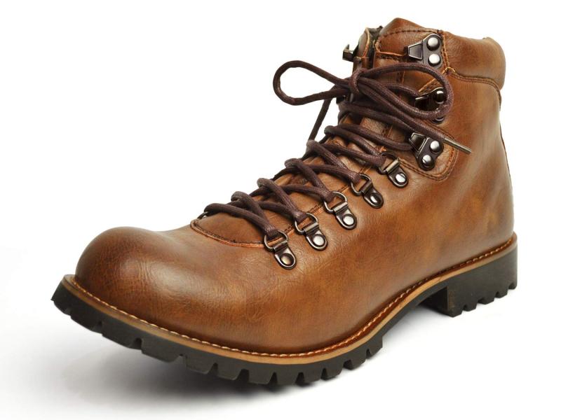 [ジーノ] マウンテンブーツ トレッキング ブーツ シューズ サイドジップ メンズ 靴 替え紐付き