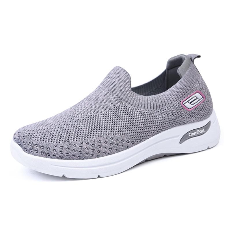[PAFHL] スニーカー ウォーキングシューズ スポーツシューズ ナースシューズ 紐なし 高齢者 超軽量 通気 滑り止 男女兼用 敬老の日