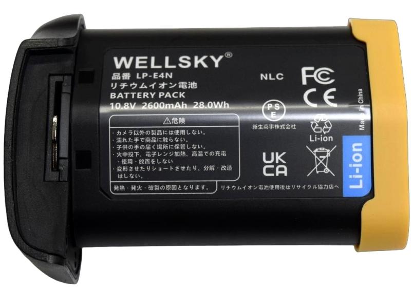 WELLSKY LP-E19 LP-E4N LP-E4 互換バッテリー EOS 1D Mark III EOS 1Ds Mark III EOS 1D Mark IV EOS 1D X EOS 1D C EOS 1D X Mark II EOS-1D X 2