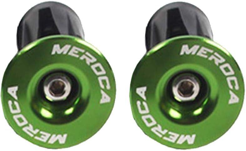 LANODO 自転車 バーエンドキャップ ロードバイク ハンドル エンドキャップ 1ペア 滑り止め 軽量 耐久性 アルミニウム