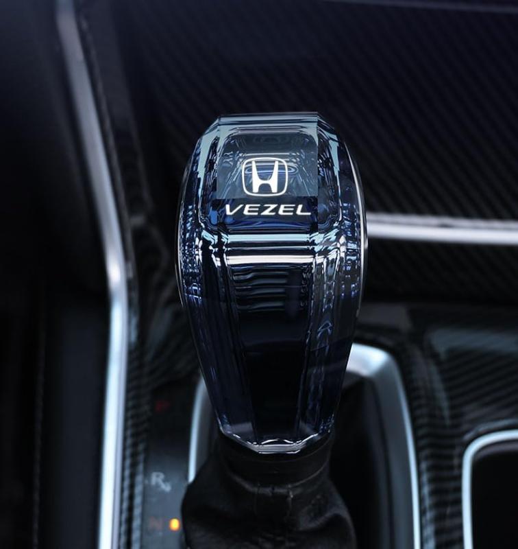 汎用ホンダ ヴェゼル シフトギア シフトノブ シフトレバークリスタル アップグレード Vezel(2016-2024) :RU1 RU2 RU3 RU4 RV3/RV4/RV5/RV6LED系イルミネーション タッチセンサー 7色 点灯 ギアスティックシ