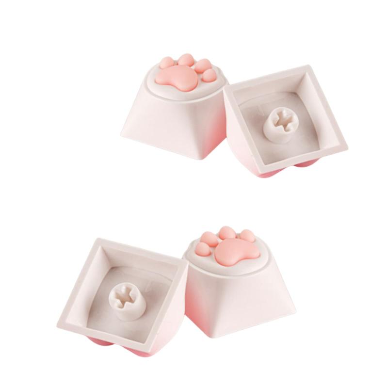 DIZLAS キーキャップ 猫 肉球 ゲーミングキーボード カスタム 猫の肉球 猫の爪 かわいい ESCキー用