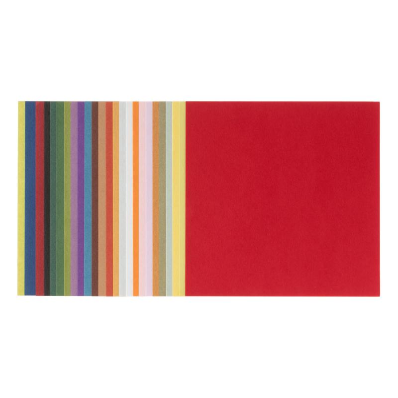 Rakuten - 和紙かわ澄 日本の色 色和紙 折紙 15×15cm 25色 各4枚 合計100枚入