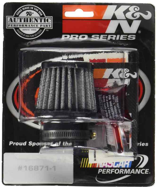 K&N(ケーアンドエヌ) カスタムフィルター ラウンドテーパー φ35 クロームメッキエンドキャップ CUB50、JAZZ、DIO、MONKEY 00- RC-0790