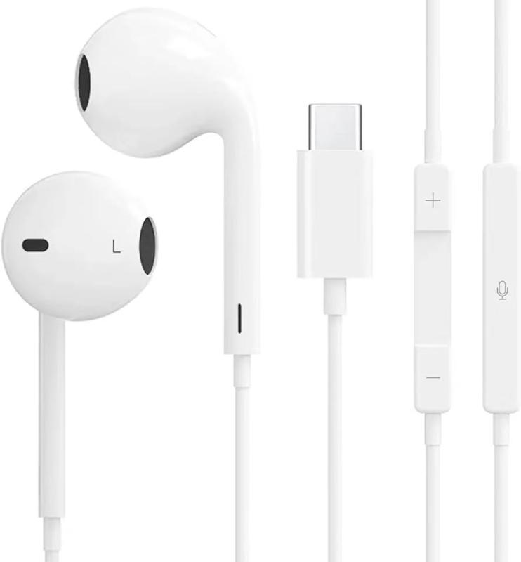 タイプc イヤホン【業界初売り iphone15対応】 有線HiFi クリア通話 イヤホンマイク 快適な装着感 apple type-c 人間工学 usb c 絡み防止 遅延なしタイプシー 重低音 リモコン付き カナル型 小型·軽