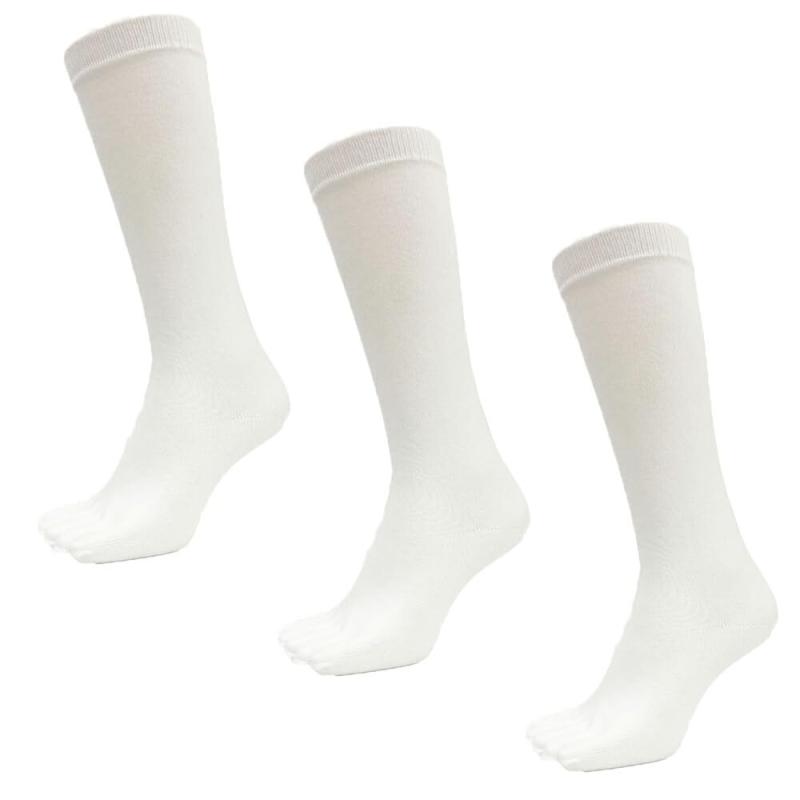 [アスカ] 5本指ソックス 学生 野球 対応 ベースボール ハイソックス メンズ レディース 27-29cm 3足