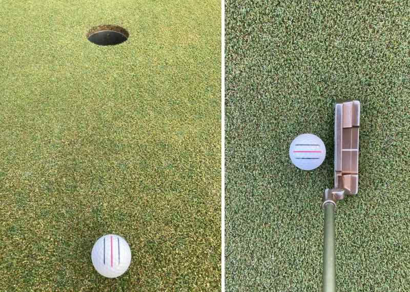 【ハピラキ_ゴルフライン】 ゴルフボール TP5 TP5X ティーピーファイブ シリーズ 2024年 モデル 3本ライン入り