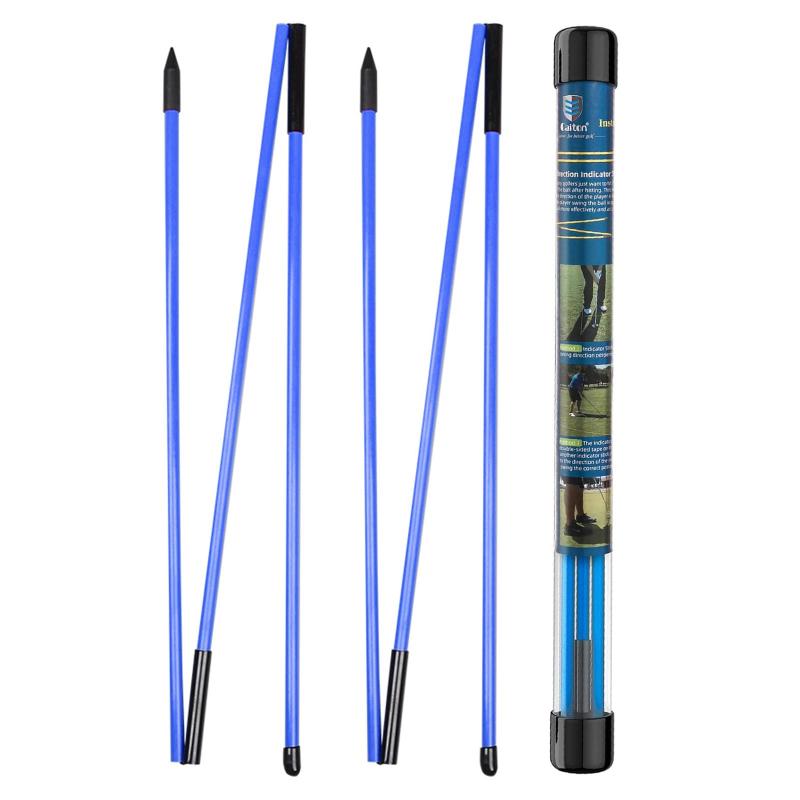 ゴルフアライメント スティック 2本セット スイング矯正練習棒 折りたたみ式 全長122cm 軌道修正 姿勢矯正 方向チェック グラスファイバー製 ゴルフ練習器具【スイング&amp;スタンス 姿勢の矯正】アライメント スティックを地面に斜めに差し込み、練習の重点は、肩・腰・足の三点のアライメント状態を可視化することにある。同時にクラブとアライメント スティックが平行になるように保ち、スイングフォームの矯正をサポートします。照準ラインのずれを修正することで、アライメント スティックを使用すると方向の誤差を明確に認識でき、正しいスタンスを確認できます。【パッティング練習&amp;正確な打撃】適切なフェース角度に調整することで、フェースの方向を安定させ、ミスショットを効果的に減らすことができます。これにより、より正確にホールを狙うことができ、同時に打球の命中率を向上させ、パッティング練習の効果を高めます。【いつでも練習を始められる】室内（自宅リビング）・室外（練習場 / ゴルフ場）を問わず使用可。パッティング、ショートゲーム練習、フルスイングなど様々なトレーニングシーンに対応し、初心者から上級者までのニーズを満たします。【折りたたみ式デザイン】3 分割折りたたみ構造で収納時コンパクト化、折り畳み後の長さは45cmとなり。高強度グラスファイバー素材を採用し、耐久性と持ち運び利便性を両立。【スティック規格】折りたたみ時長さ45cm、展開時全長122cm。蛍光グリーン/レッド/ブルーの3色展開。同色揃えのポール2本セットで様々な使用シーンに対応可能。