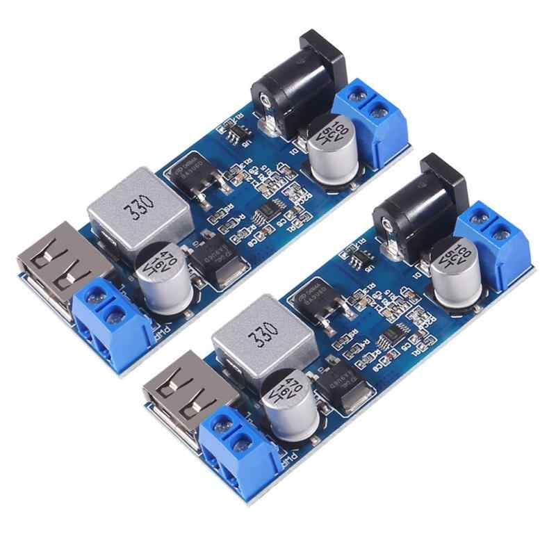 ACEIRMC 2個 バックコンバーター 12Vから5V 5A USB電圧レギュレータ DC 9V-36V ステップダウン DC 5V-5.3V 5.2V 3.5-6A ボルトトランス電源モジュール 電話高速充電用
