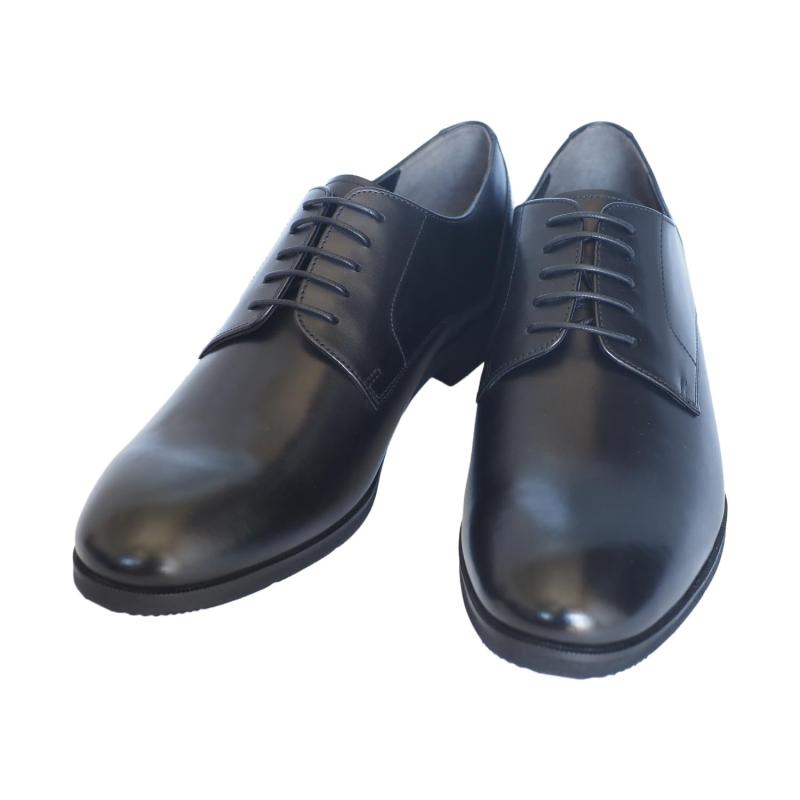 海老名鞄 バッグ メンズ [海老名鞄] SAMIKA 3E 外羽根式プレーントゥ 002 ブラック 幅広 ビジネス ビジネスシューズ 本革 革靴 紳士靴 メンズ 本革 入学式 入園式 リクルート 軽量 軽い 牛革 フォーマルシューズ 冠婚葬