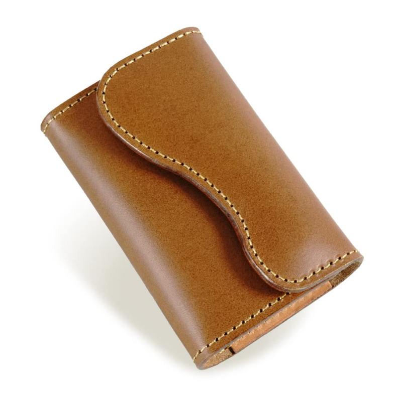 [革茶屋] バイカーズキーケース カラビナ 傷つかない バイク用キーケース ライダー オートバイ キーカバー 本革 日本製