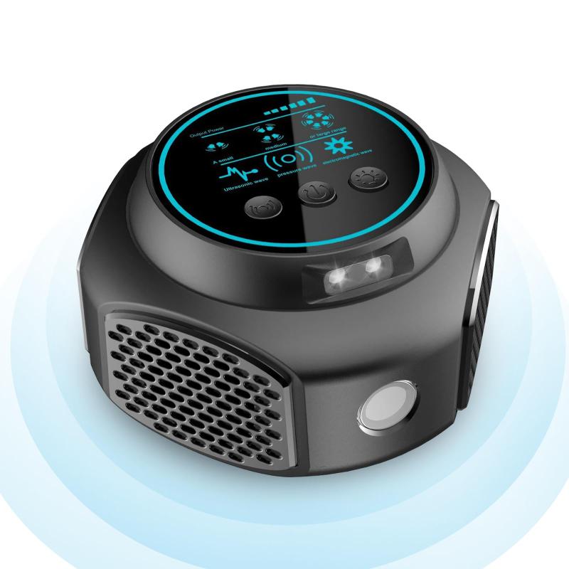 Gegoup 害虫駆除器 ネズミ駆除 超音波 電磁波 ストロボ光 PIRセンサー搭載 ゴキブリ 蚊など害虫撃退器 350平米対応 屋内 屋外兼用 ペットにも安全 静音無毒省エネ