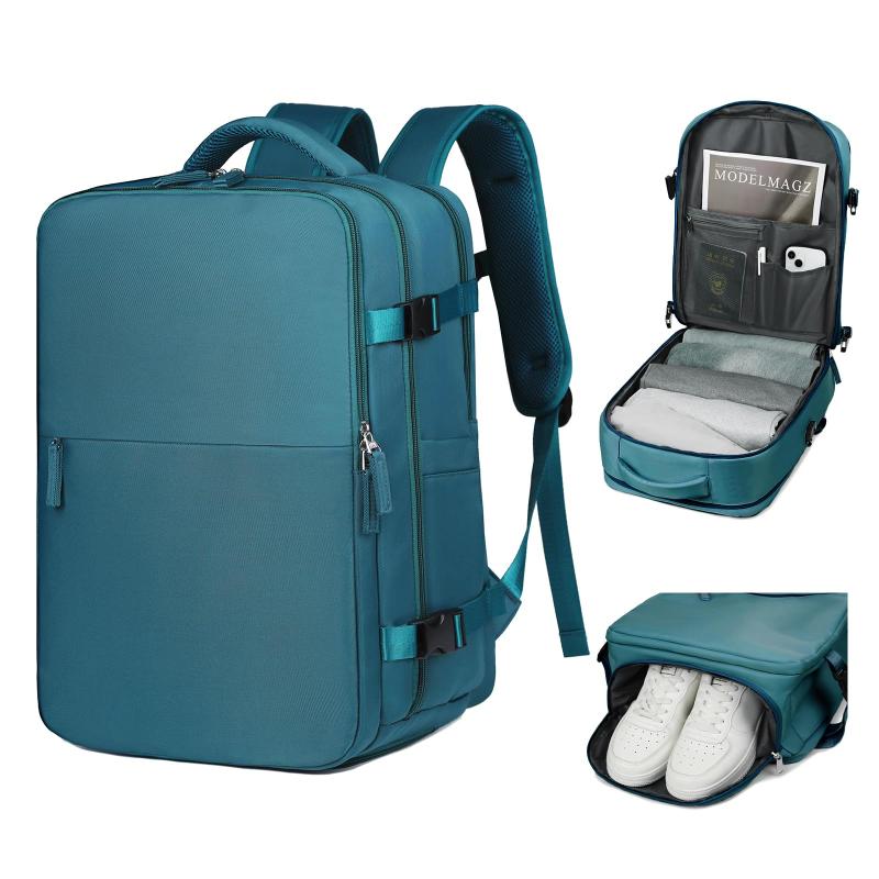 [OFAMOUS] 大容量リュック ビジネスリュック 30L レディース メンズ 旅行リュックシュッズ収納 17インチPC タウンリュック 防水 リュックサック キャリーオン対応 撥水加工 出張 旅行バッグ USB