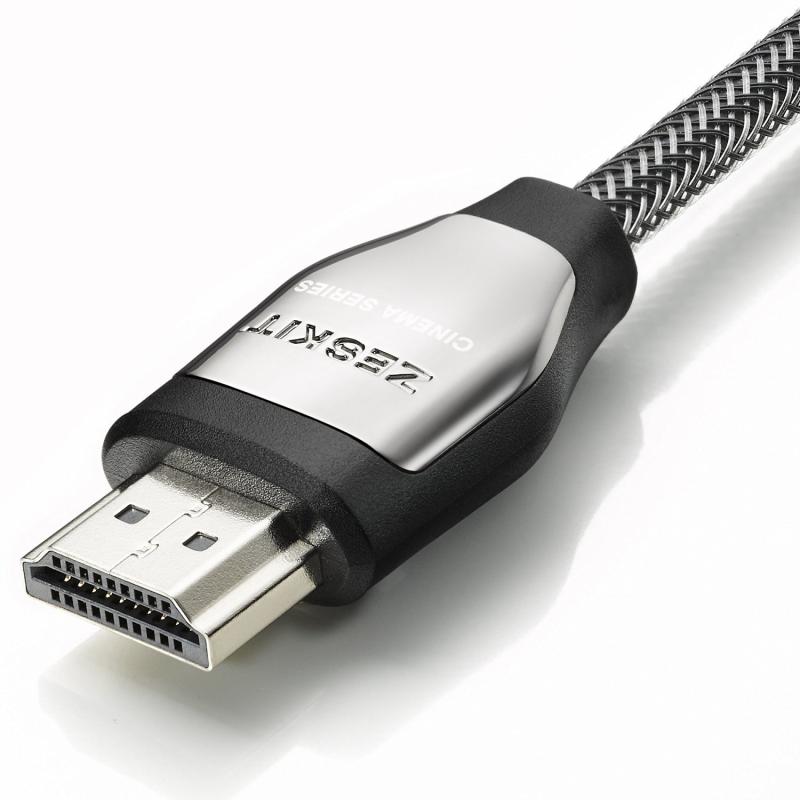 Zeskit HDMIケーブル (4K 60Hz HDR UHD 4:4:4) - HDCP 2.2-HDMI 2.0 高速 18Gbps 3D ARC Ethernet 2160p