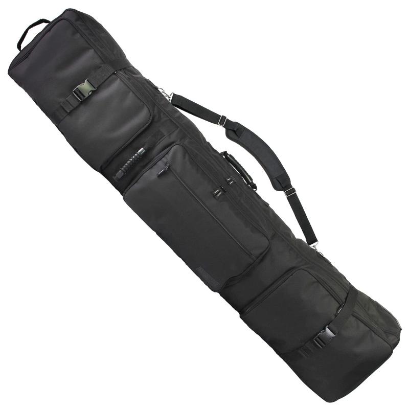 VAXPOT(バックスポット) スノーボードケース キャスター付き 4WAYタイプ リュック可能 大容量収納 前面4ポケット 【スノーボード ウェア、板、ブーツ、アクセサリーなど収納可】 VA-3212