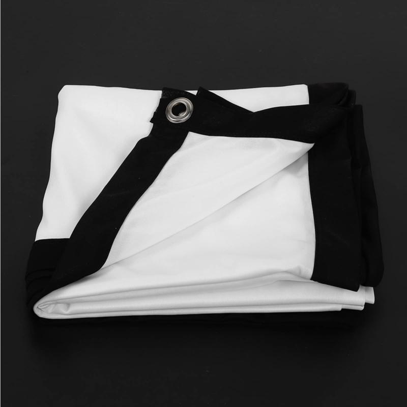 プロジェクション スクリーン 40 インチから 100 インチ、ムービー プロジェクター スクリーン 16:9 4K HD リア フロント ムービー スクリーン、しわのないデザイン、ムービー ホーム シアター