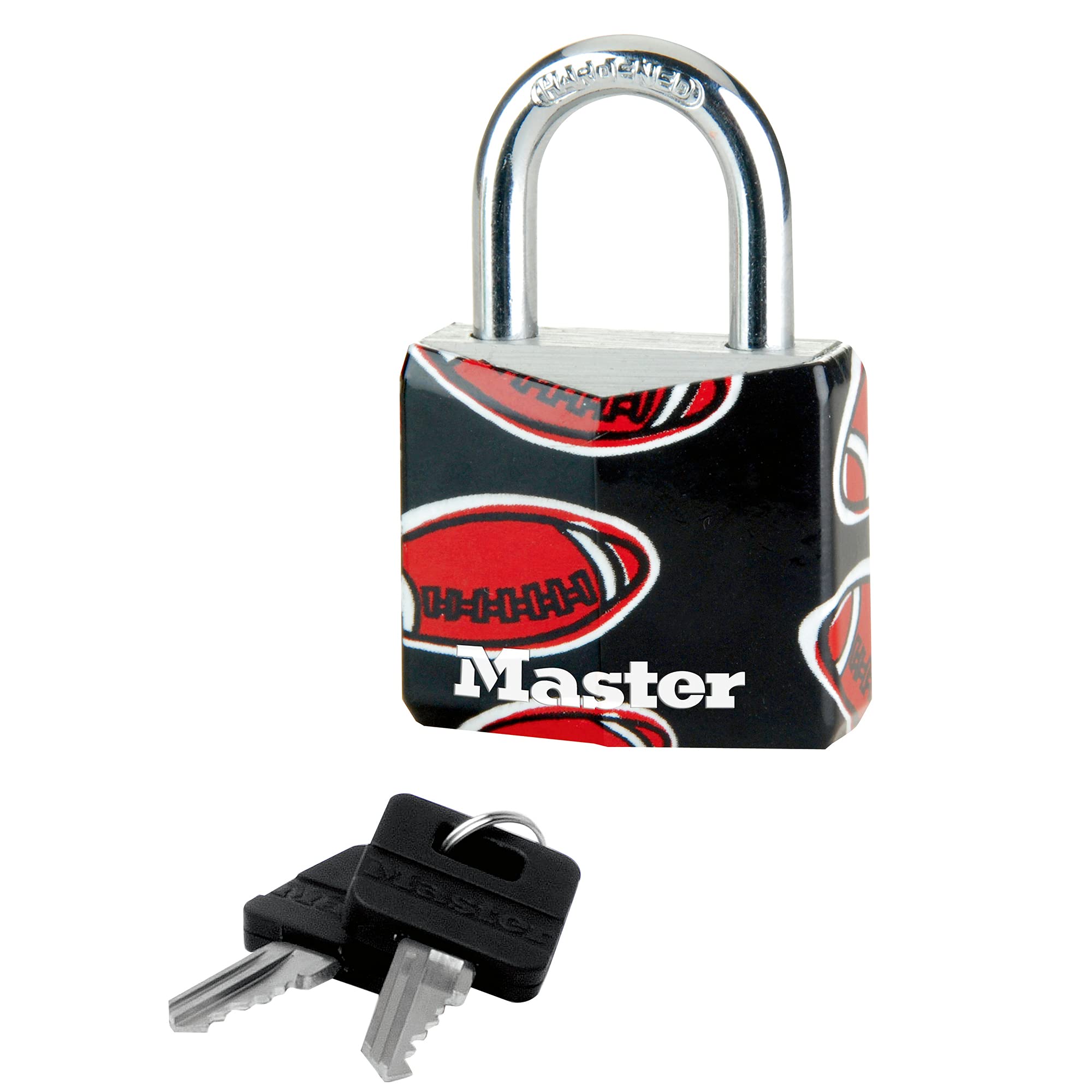 Master Lock (マスターロック) シリンダー式プリントパターン南京錠