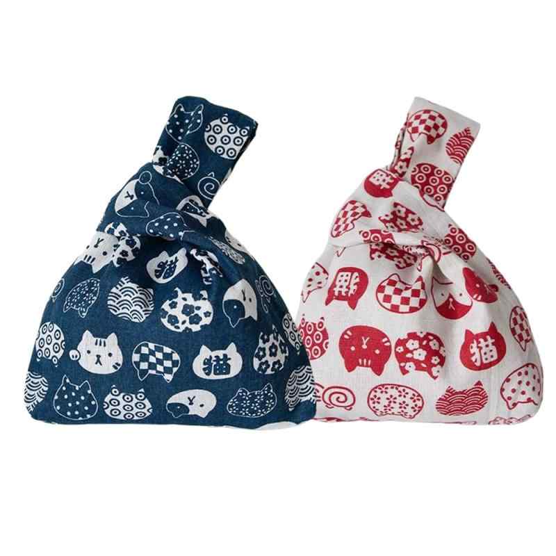 YFFSFDC 浴衣用 和柄 ポーチ 2枚セット 小 バッグ 和風 巾着袋 小物入れ 小銭入れ ハンドバッグ 手持ちポーチ 片手持ち 夏祭り 卒業式 お正月 花火大会用 和装 和小物 レディース 女の子