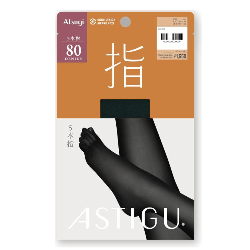 樂天商城 - ASTIGU(アスティーグ) 【指】 80デニール 5本指 単品 AP1580