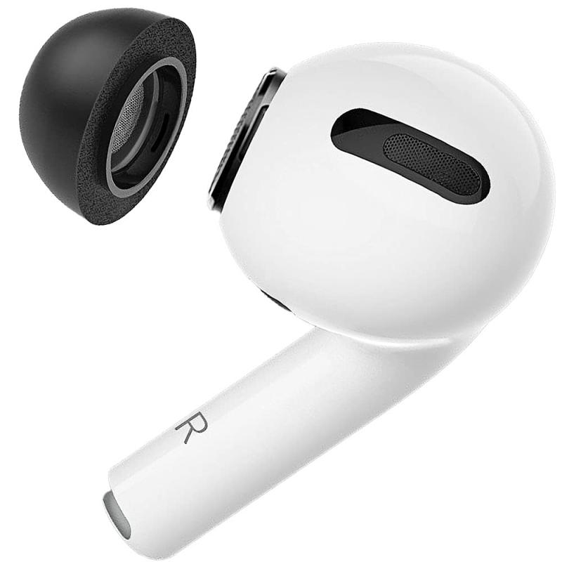 ShotR AirPods Pro 専用 イヤーピース S/M/L サイズ 1ペア入り 遮音性/フィット感/落下防止 ウレタン イヤーチップ