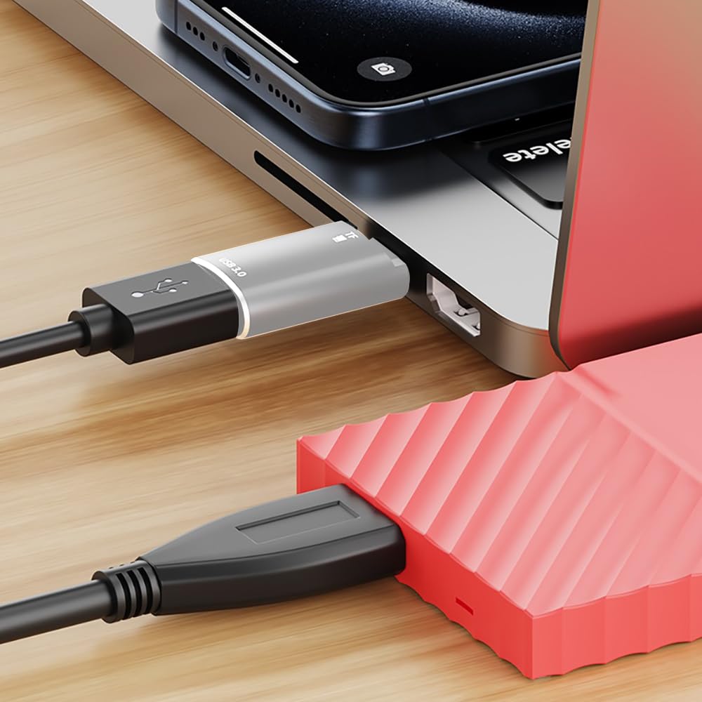 AXYO Type-C カードリーダー MicroSDカード対応 OTG 3.0 変換アダプタ 汎用 アルミ合金製 USB タイプCポートのデバイスに対応 シルバー