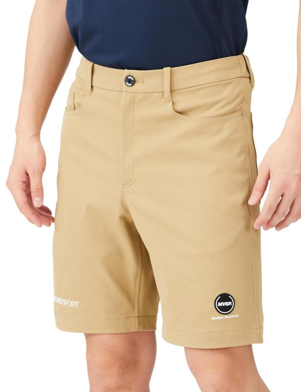 MOVESPORT(ムーブスポーツ) ハーフパンツデサント 4WAYストレッチチノ ショーツ UVカット(UPF50+) 左右ヒップポケット付き ベルトループ付き まえあき メンズメンズ