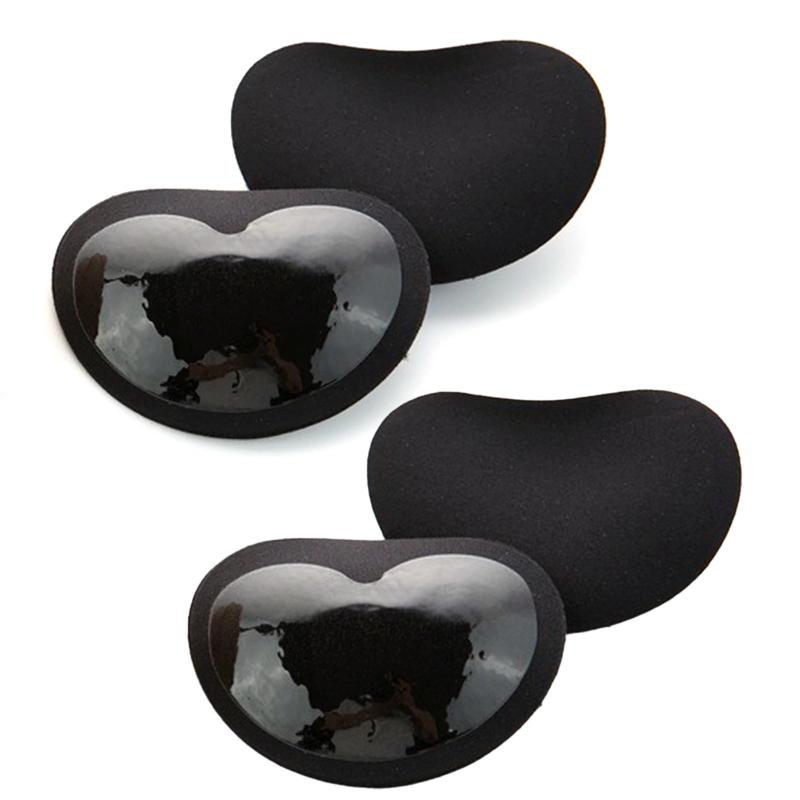 [LUYING] シリコンパッド 2組 胸 レディーズ シリコン ブラ 綿 女装 シリコンブラ 水着 コットンブラジャー 下着 バスト 挿入パッド 厚 バストアップ 盛れる バストパッド 挿入 厚 バストアップ