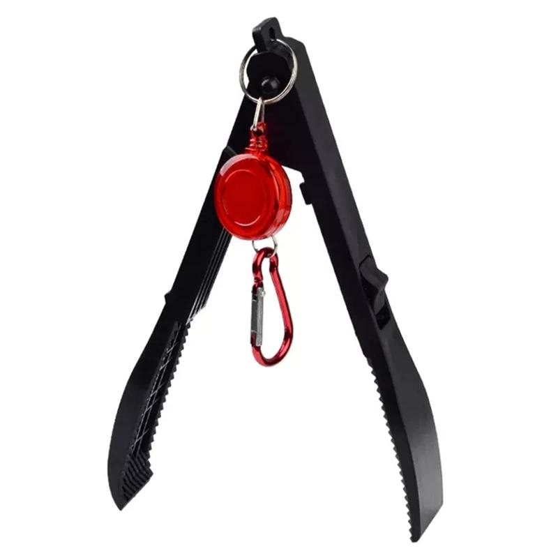 Rakuten - ワニグリップ式魚つかみ器 22*3cm ABS樹脂製 ィッシュトング 錆びない フィッシュクリップ 軽量 ロック機能付き