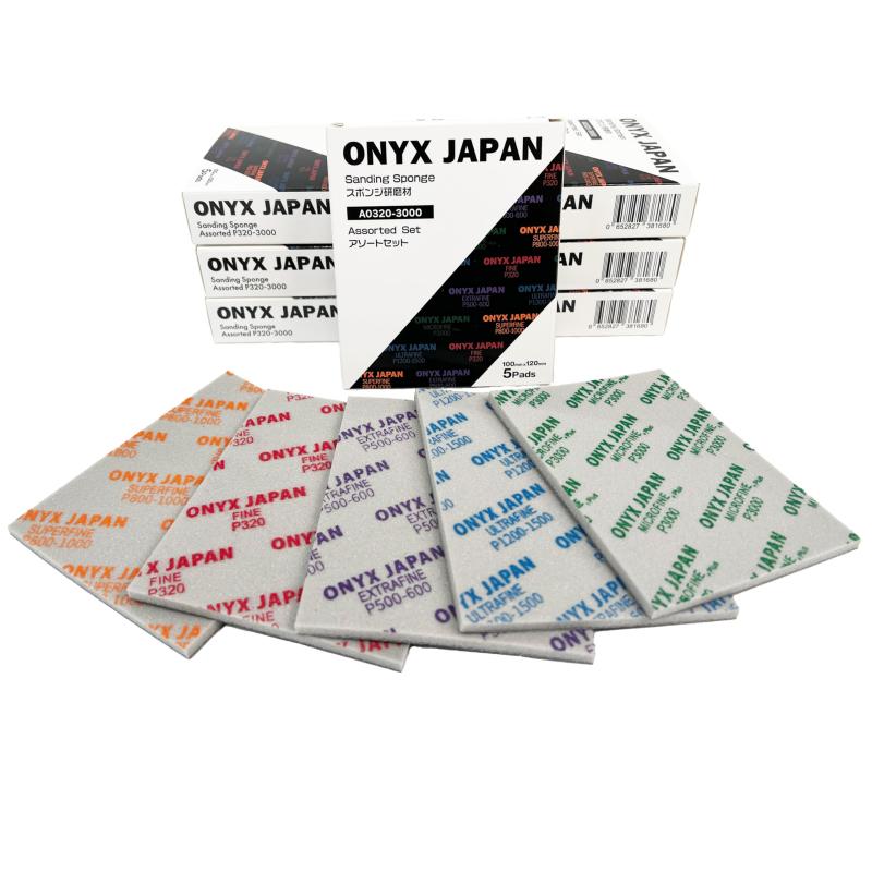 樂天商城 - ONYX JAPAN サンディングスポンジ 研磨材 サンドペーパー 5枚セット
