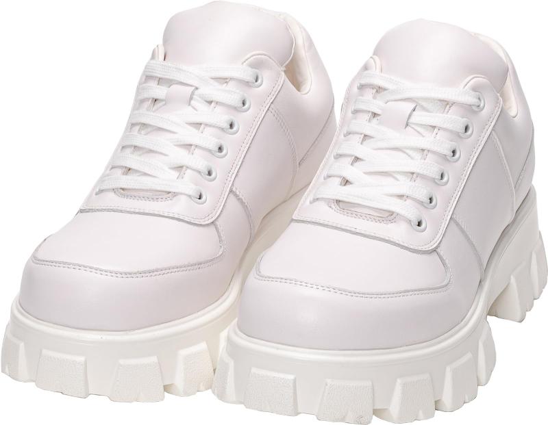 E ENDEVICE メンズ ELS180-1エンデヴァイス ローカット スニーカー 日本製 モノリス 本革 厚底 軽量