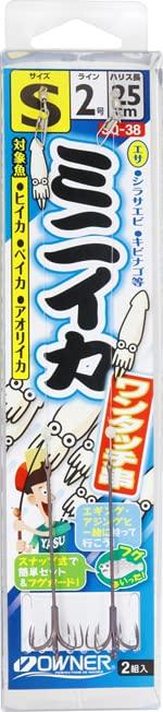 乐天商城 - オーナー(OWNER) SQ-38ミニイカワンタッチ串仕掛 S