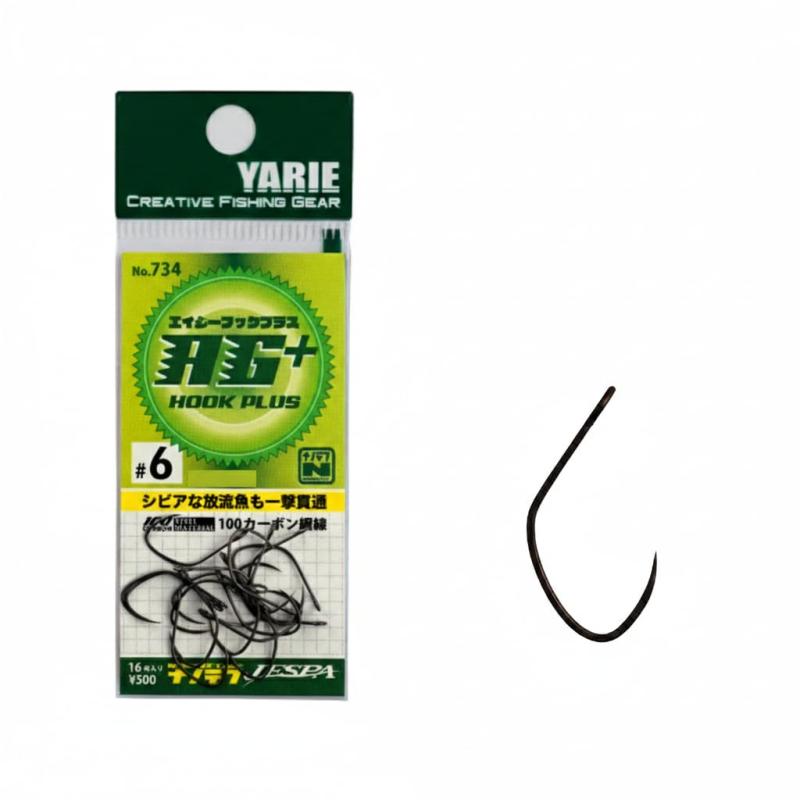 樂天商城 - YARIE(ヤリエ) No.734 AGフックプラス エリアトラウト用 シングルフック スプーン対応 放流攻略 日本製