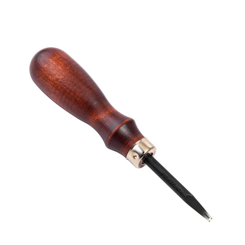 へり落とし 4ピースレザークラフト工具ツール 手芸用 エッジャー 面取り 切削 革漉き用 溝ほり工具