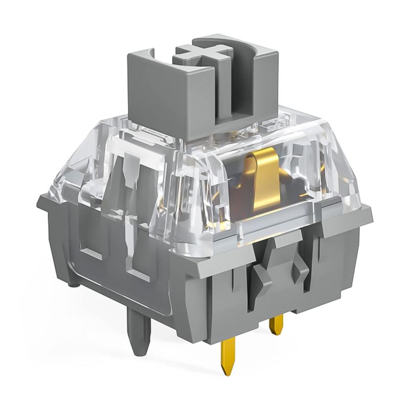 Kailh Midnight PROスイッチ 5ピン サイレント タクタイルスイッチ ゲーム用メカニカルキーボード用