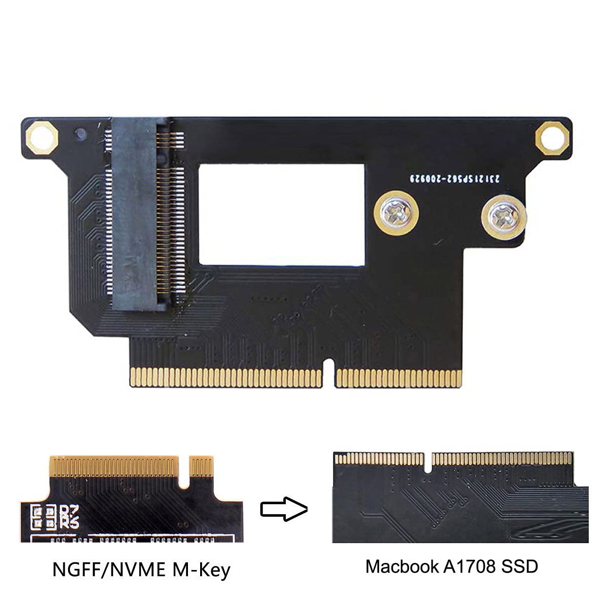 chenyang MAC SSD アップグレードアダプター 2230/2242mm M.2 NVME SSD アップグレード変換アダプター MAC Pro 2016 2017 13インチ A1708用