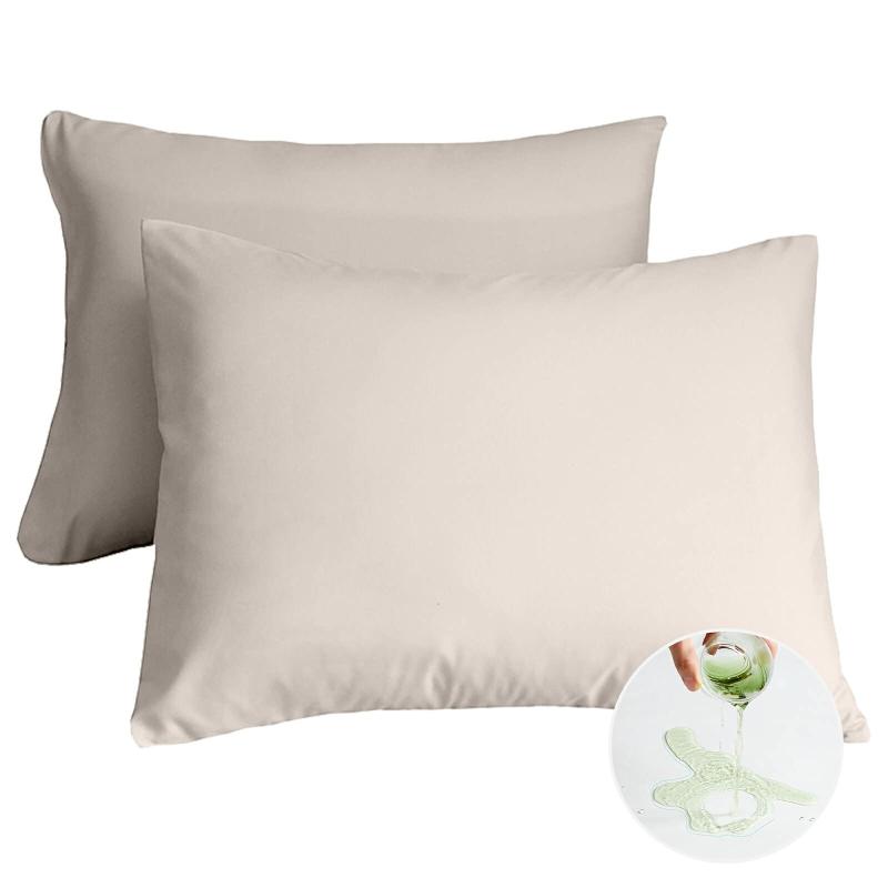 Rakuten - Vallein 枕カバー 防水 43*63cm 2セット 封筒式 丸洗いOK 完全防水 ピローケース 防ダニ 抗菌 防臭 ピローカバー ペット用 蒸れにくい ムレにくい 水ケア