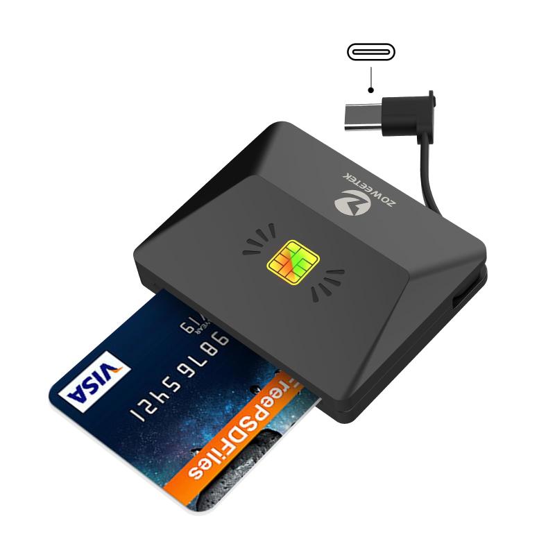 【2025最新高速版】ZOWEETEK ICカードリーダー マイナンバー対応 カードリーダー 自宅で確定申告icカードリーダーライタ USB接触型 設置不要 軽量 小型 国税電子申告、納税システム、e-Tax icカー