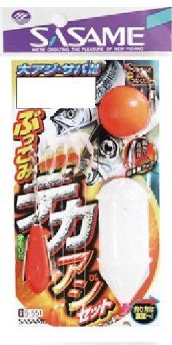 ささめ針(SASAME) S-551 ブッコミデカアジセット 堤防仕掛