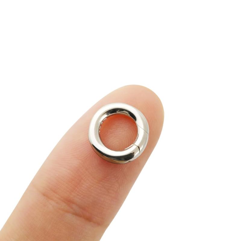 Other - 1個 シルバー925 丸カン8mm10mm スプリング留め ネックレス S925