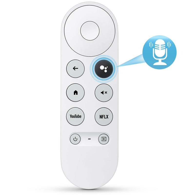 Google-Chromecast-Remote、Google TVリモート4K/HD、Google TVストリーマー4K付きChromecast交換用(Snow Chromecast Googleのみ)。