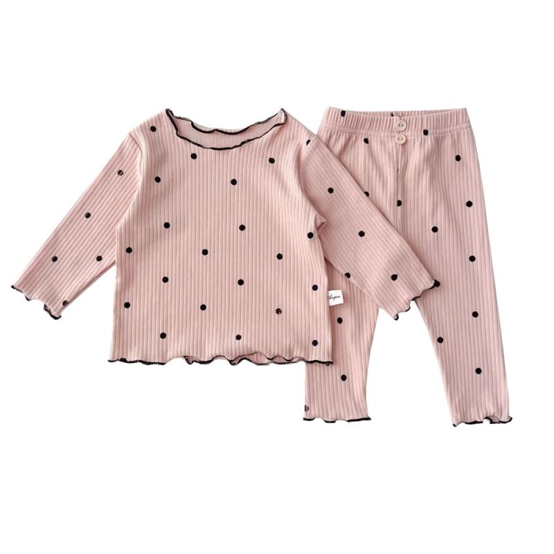 [Jaydyequ] ベビー服パジャマ春夏秋服薄手綿ガーゼ上下セット前開き長袖男の子女の子部屋着子供服総柄